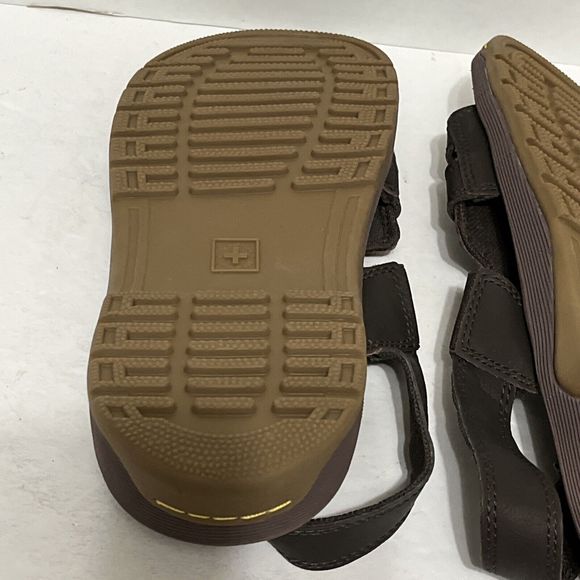 Doc Martens Men’s Size 12 Wharf AW004  Brown Sandals Ankle Strap Weave Woven - Picture 10 of 11